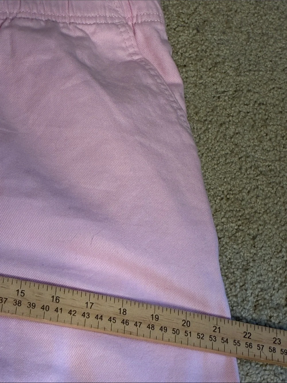 New! Old Navy High Rise Baggy Pink Wide-Leg Jeans 100% Cotton Girls XXL 18 Plus
